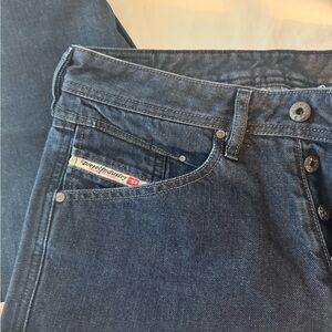 Green Industry Men's Dark Blue Relaxed Jeans Diesel